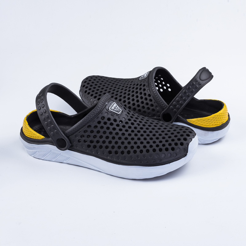 

Comfortable Men Pool Sandals Summer Outdoor Beach Shoes Men Slip On Garden Clogs Casual Water Shower Slippers Unisex 2019 New, Red