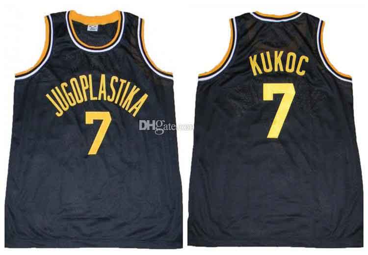 

Toni Kukoc #7 JUGOPLASTIKA retro YUGOSLAVIA CROATIA Retro Basketball Jersey Mens Stitched Custom Any Number Name Jerseys, As show
