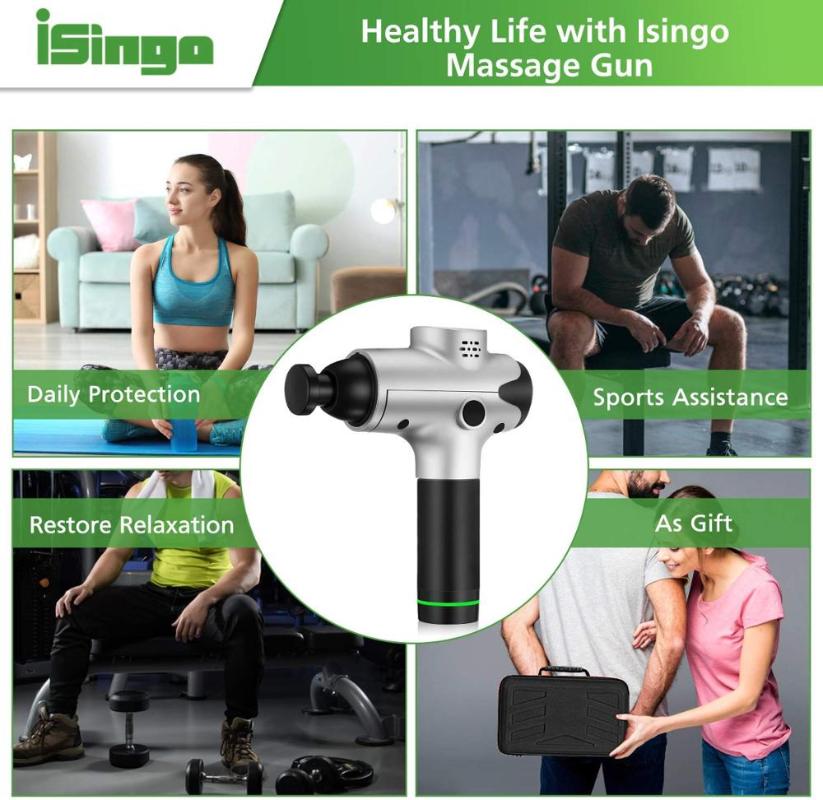 

Electric Muscle Recovery Massager 20 Speeds Percussive Vibration Therapy Fascia Massage Gun Muscle Relaxation Fitness Equipment