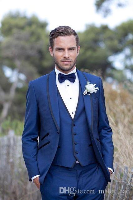 

Handsome Groomsmen Shawl Lapel Groom Tuxedos Mens Wedding Dress Man Jacket Blazer Prom Dinner 3 Piece Suit(Jacket+Pants+Tie+Vest) B111, Same as image