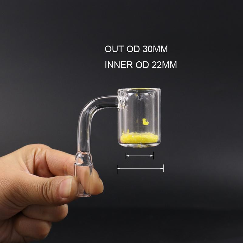 

2018 Thermal Banger Nail OD 30mm Allochroic ST818 XXL male 10mm 14mm 18mm quartz bangers for Glass water Bong oil rigs hookahs