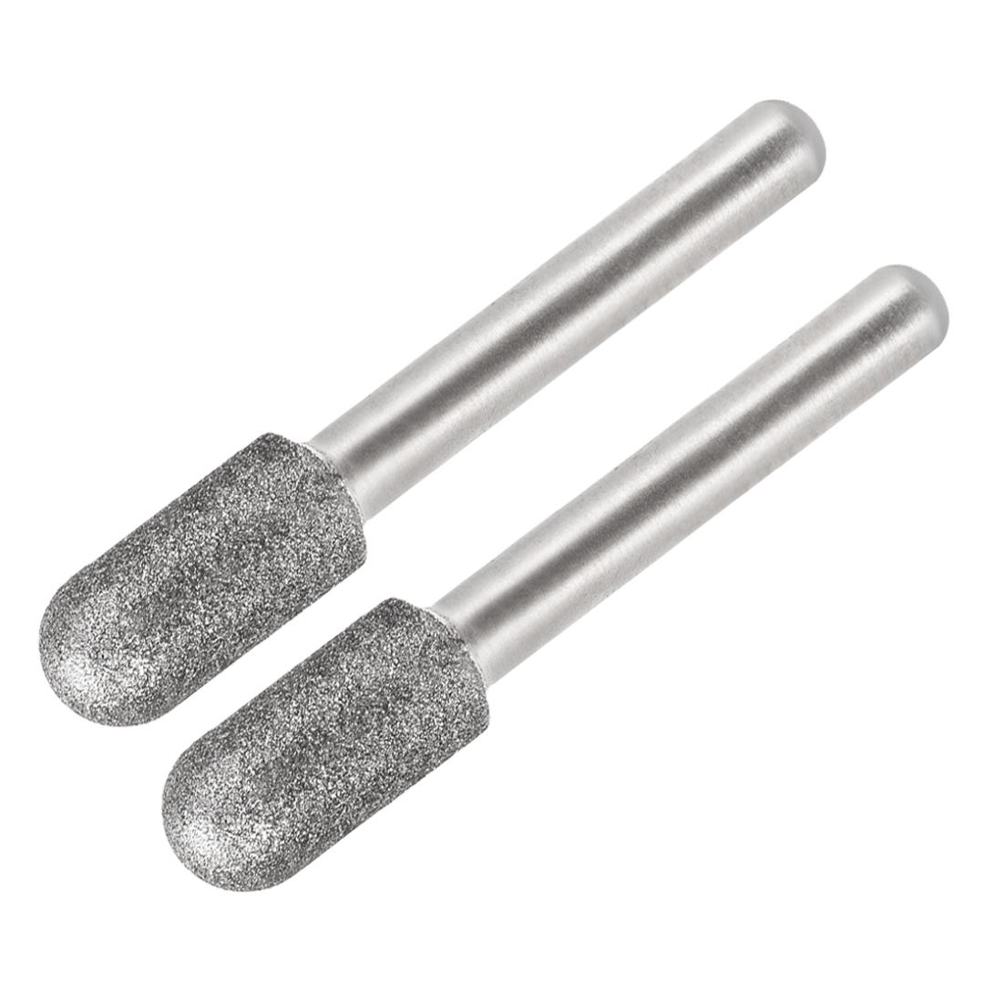 JZK Set de 10 PCS 3mm Carbure de Tungst/ène Coupe Double Fraise Rotative Outil de Sculpture Forets pour Dremel pour Percer M/étal et Gravure Sur Bois