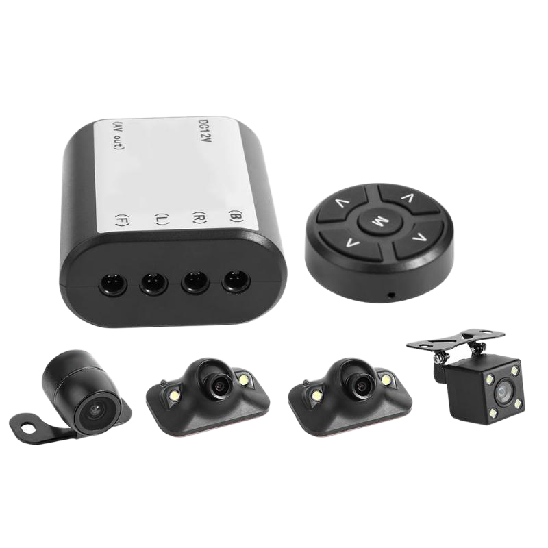 

Panoramic Car Bird View System 4 Camera Car DVR Recording Panoramic Parking System Vehicle Safety Accessories