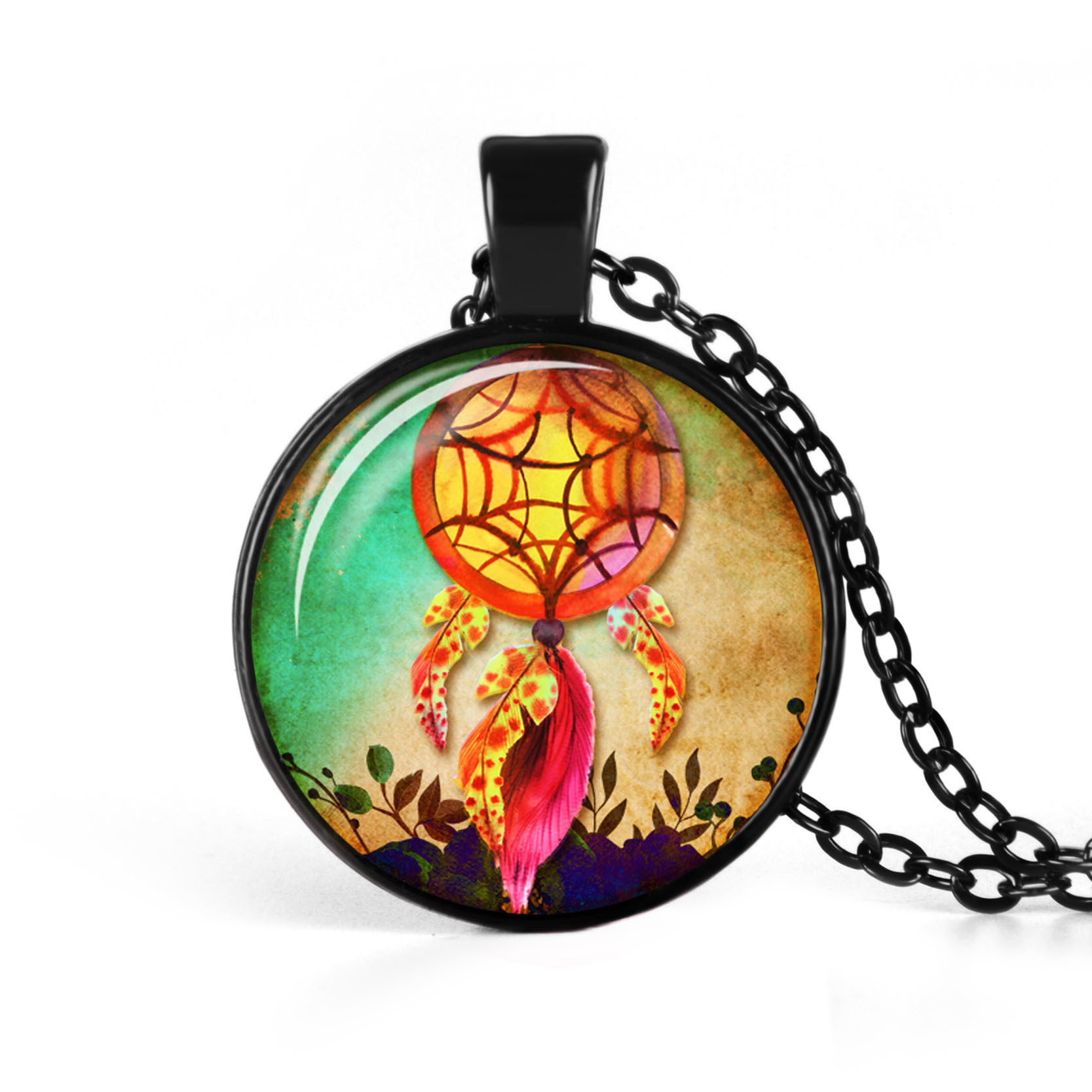 Mens necklace Star Jedi Order Logo Emblem Pendant Necklace Inspired Pendant Necklace Glass Cabochon Necklace