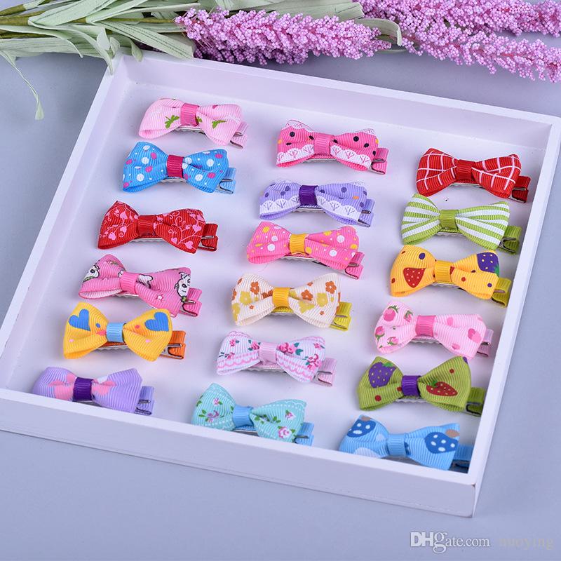 Shiningbaby 10 Pcs//pack Pet Hair Bows Tie Christmas Bands Hair Topknot Grooming Accessories