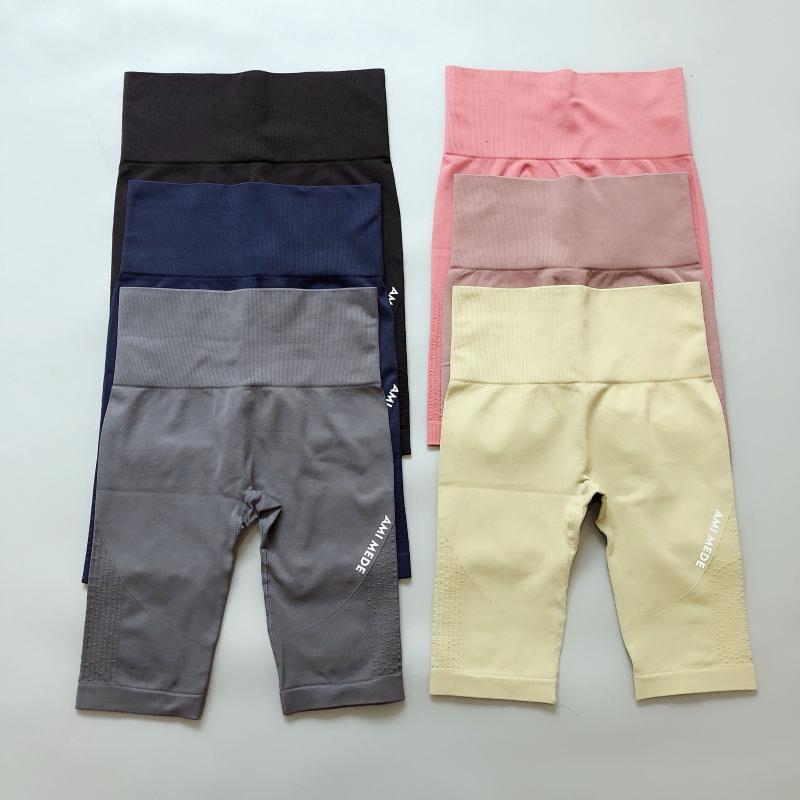 

High Waist Sport Shorts Women Letter Printed Yoga Short Pants Gym Shorts Fitness Clothes Stretchy Training Pant, Black