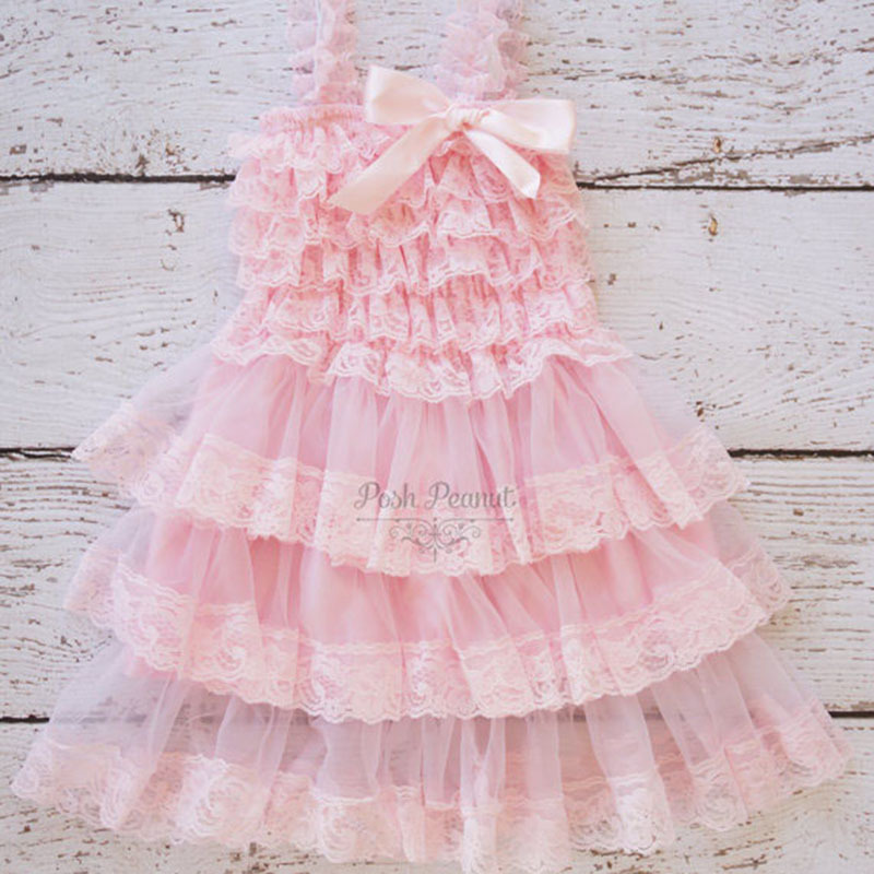 

European and American Children's Pink Dress Summer Girl's Chiffon Strap Princess Dress Performance Chiffon Princess, Same photo