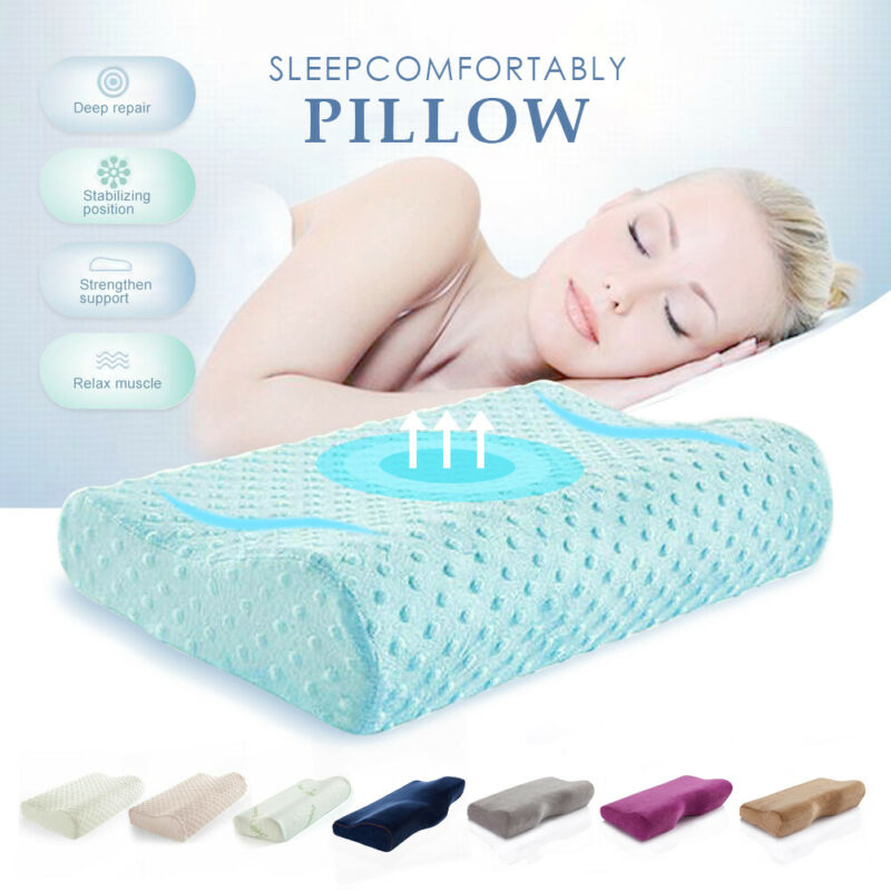 

Home Pillow Memory Foam Orthopedic Latex Neck Sleep Support For Cervical Care Sleeping Pillow