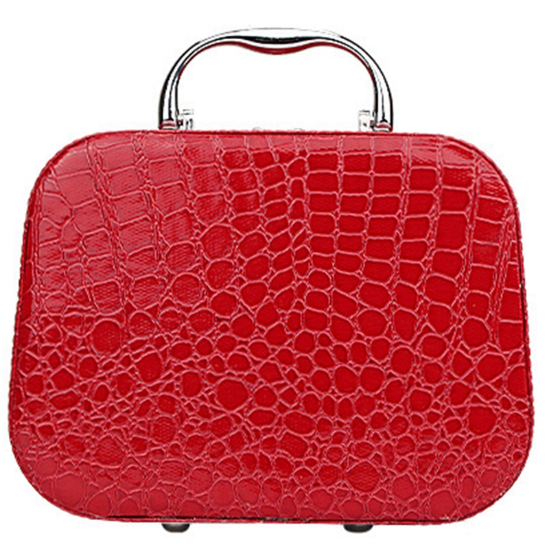 

Cosmetic Bag 1 PC Makeup Storage Bag Case Fashion Pencil Case for Makeup Brush Leather Travel Cosmetic Bags