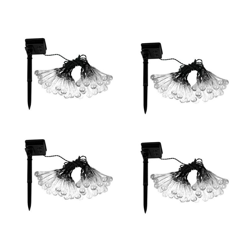 

Christmas Decoration Halloween Wedding Decoration Lamp Water Droplet Solar Light String Changliang and Scintillation Pattern