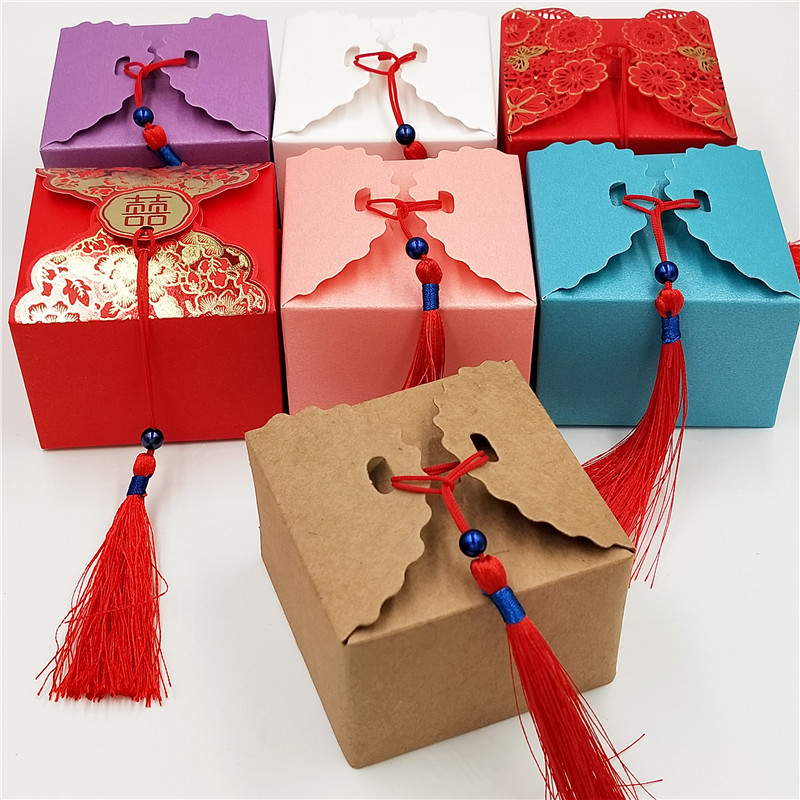 

12pcs/lot European-style Wedding Candy Packaging Paper Box Colorful Cardboard Diy Creative Gift Carton for Chocolate Craft