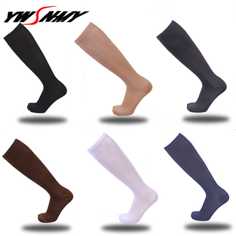 

6Pcs/lot Compression Socks for Men Women for Nurses Graduated Nursing Travel Pressure Circulation Anti-Fatigue Stockings, Black