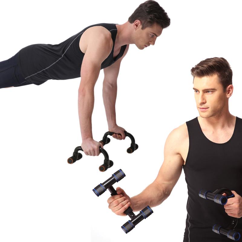 

1 Pair of Push Up Bar Stands I-Type Handles Fitness Enquipment Gym Home Muscle Training Tools Hot selling