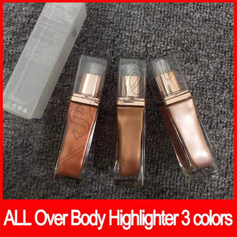 

2019 Beauty Face makeup Aphrodite Aurora Luna highlighter all over body highlighter Bronzers & Highlighters Liquid Glow 3 Colors, Mixed color