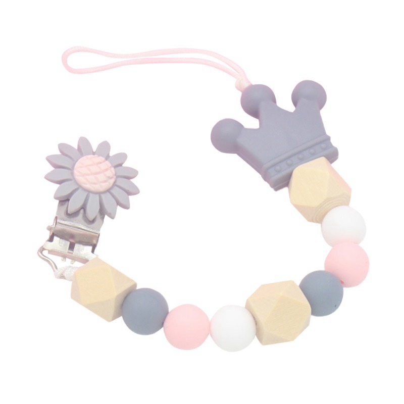 pacifiers leashes cases baby chain baby boys girls newborn chain holder baby nipple feeding hand made beads soothers hot rn8040-image-536427220