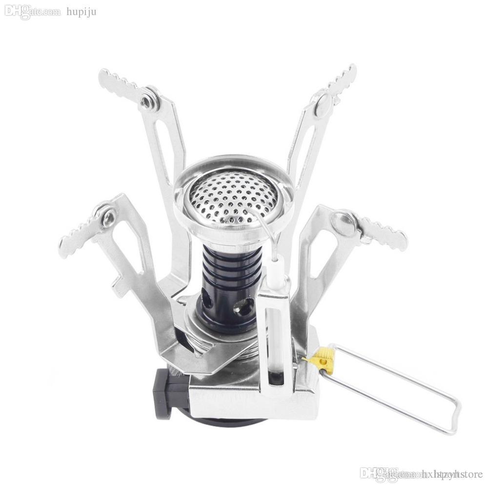 Nai-Style Cocina de c/ámping Gas con Encendido piezoel/éctrico cocinar al Aire Libre Plegable con Mochila Quemador de Gas Estufa Mini Cabeza Estufa