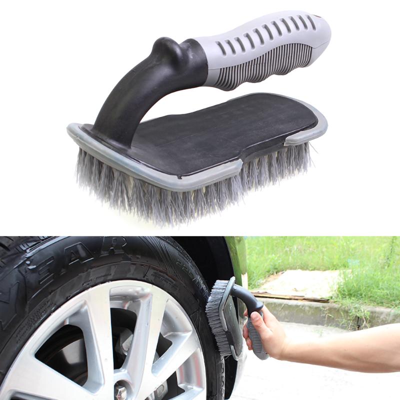 

Car Tyre Cleaning Brush U-shaped brush Multi-Functional Wheel Hub Car Washing Tool