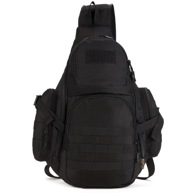 

Durable Multifunction Shoulder Bag Tactical Chest Bag Waterproof Cycling Backpack Nylon Travel for Camping Hiking, Type 8