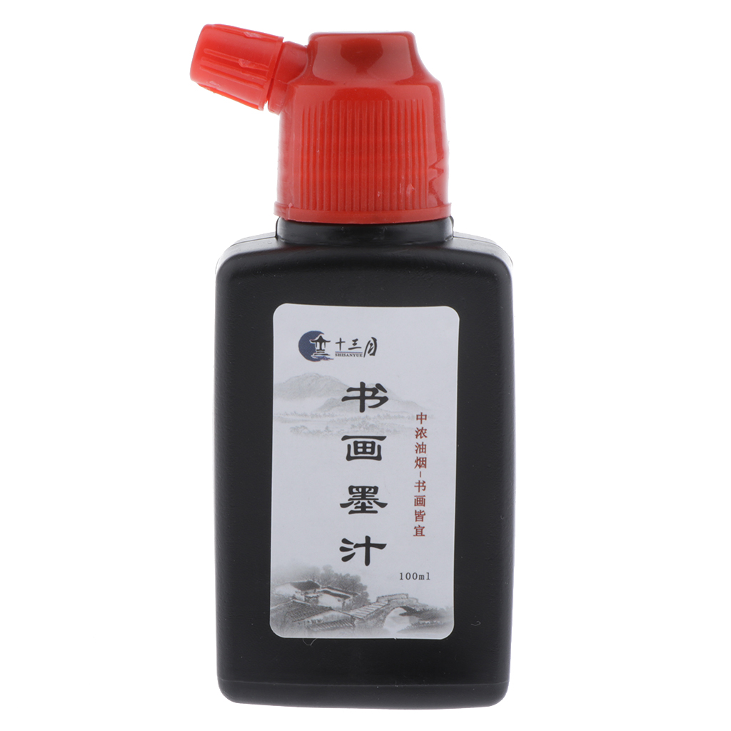 

sumi calligraphy liquid ink in a 100ml bottle, chinese style calligraphy ink