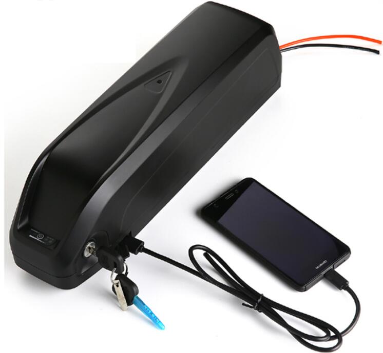 Free shipping Superior quality Electric Bicycle Battery 48V 17AH hailong lithium battery for 750W 1000W motor with 2A charger-image-454561727