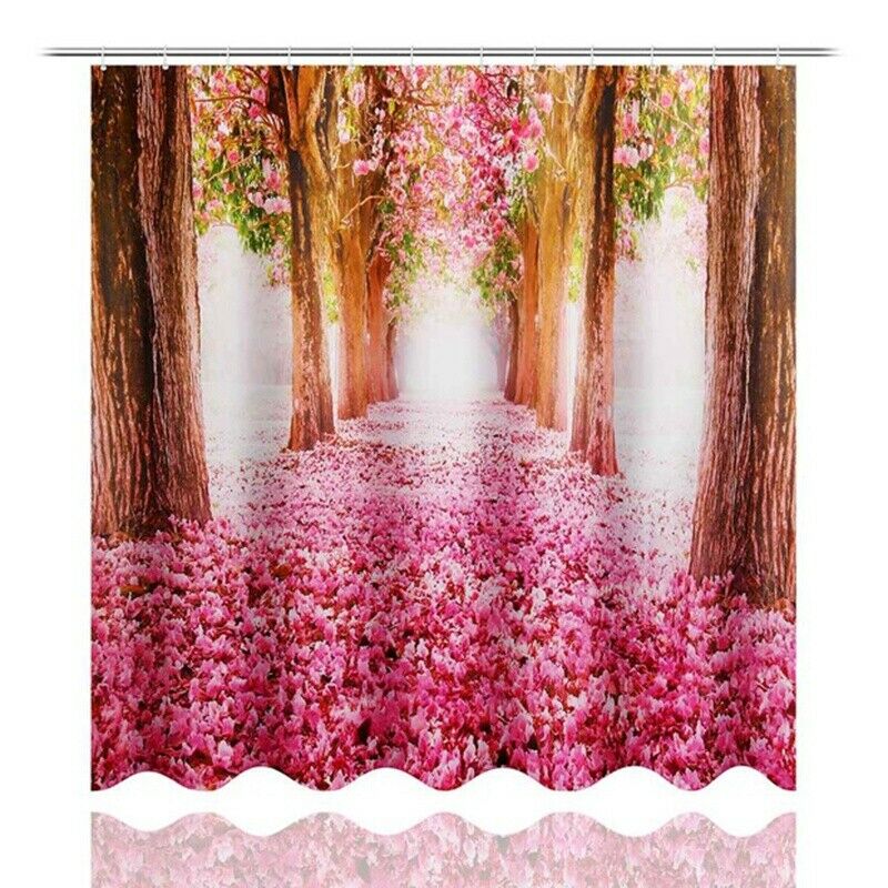 

Fashion Pattern Bathroom Fabric Shower Curtain Home Decoration