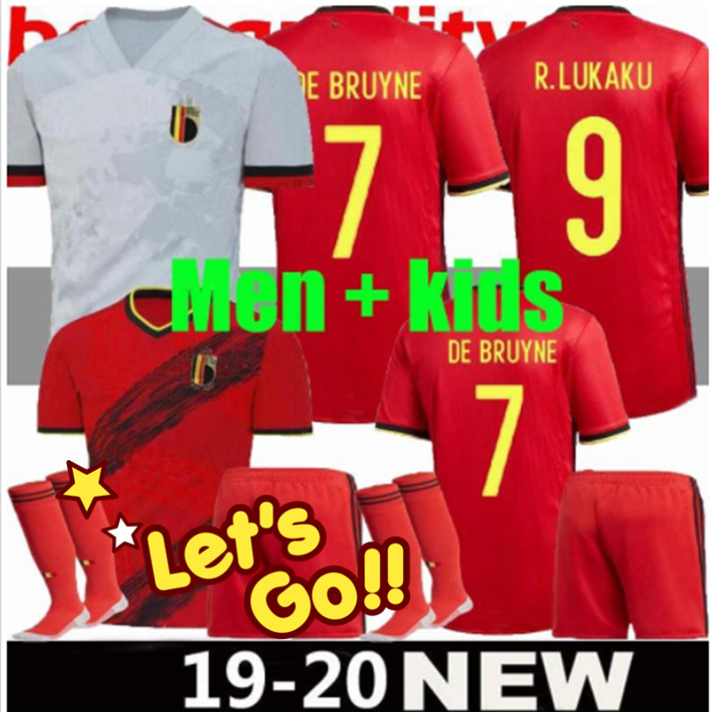 

MAN + KIDS 2020 Belgium HAZARD DE BRUYNE MERTENS CARRASCO Soccer jersey Home 20 21 KOMPANY R.LUKAKU national team away FOOTBALL SHIRT, Black;yellow