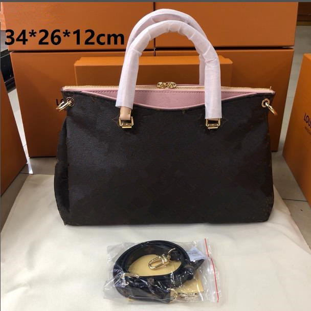 

wholesale best quality genuine leather women designer handbags purses high quality ladies shoulder bags 4 color, Red