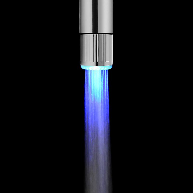 

Colorful LED Water Faucet Lights Color Changing Glow Shower Head Kitchen Tap Aerators for Kitchen Bathroom Products