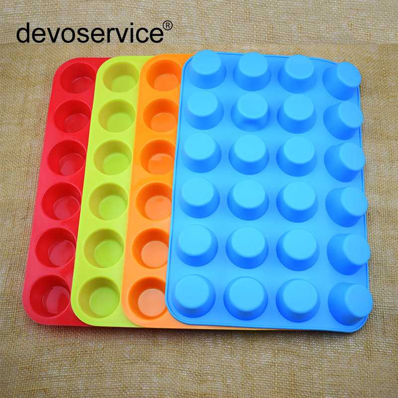 

1Pcs Silicone Cake Mold-DIY Round Shape 3D Silicone Mold for Muffin Cake- Muffin Cake Mold Decorating Tools Baking Tools