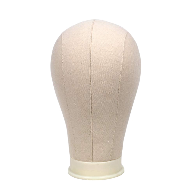 

Mannequin Head Canvas Cork Pin Model Head For Hat Wig Stereotype Display Stand With Fixed Bracket And Needle
