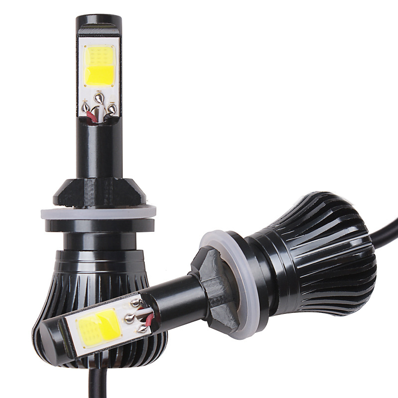 

2X LED H1 H4 Auto Dual Color Fog Light H11 H3 H7 880 Car Led Front Fog Bulb