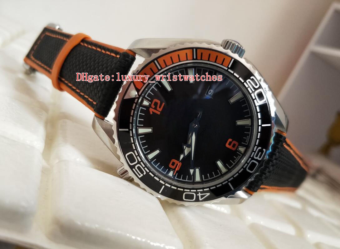 

Topselling men Wristwatches watches Orange 43.5mm Leather Bands 215.32.44.21.01.001 Stainless Steel Mechanical Automatic Mens Watch, No box papers