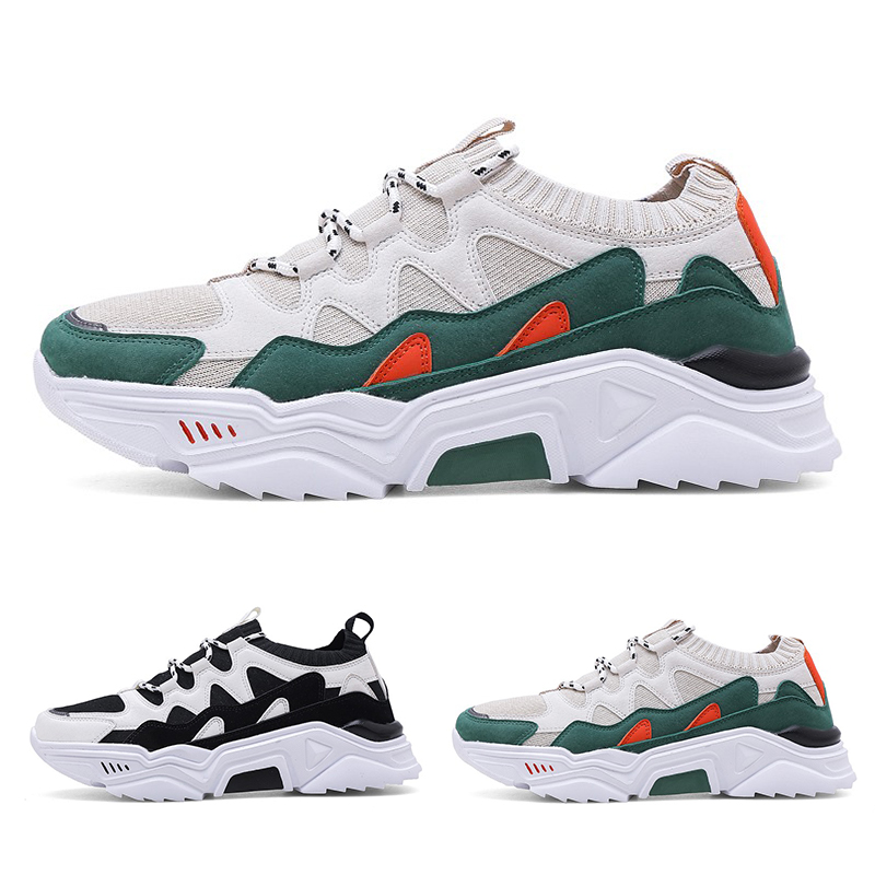 

2020 colorful grey sneaker cool style8 soft green red lace cushion Breathable MEN boy Running Shoes Designer trainers Sports Sneakers 38-47, Color#1