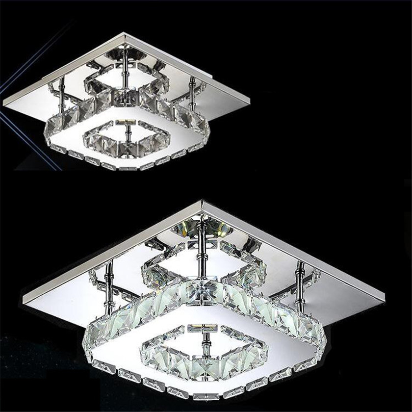

LED Crystal Luminaria Abajur Ceiling Lights Indoor Lighting Modern Lustre de Plafond Home Lighting Aisle lamps Illumination - Le62