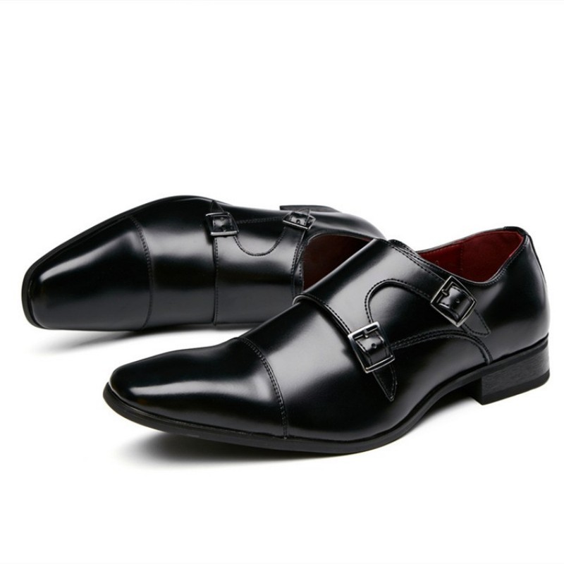 Mocassini da Cerimonia Uomo Formale Mocassini Scarpe a Punta Grandi in Pelle Oxford Business Shoes