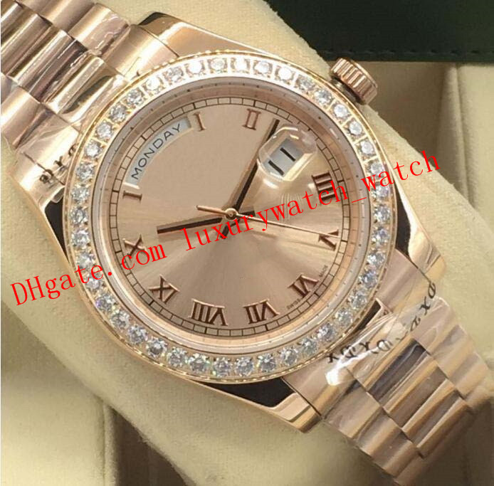 

Hot Sales 14 Style Luxury Watch Silver Gold Diamond Bezel Watch 41mm 118348 Roman Dial 2813 Automatic Fashion Men's Watches Wristwatch, Make waterproof