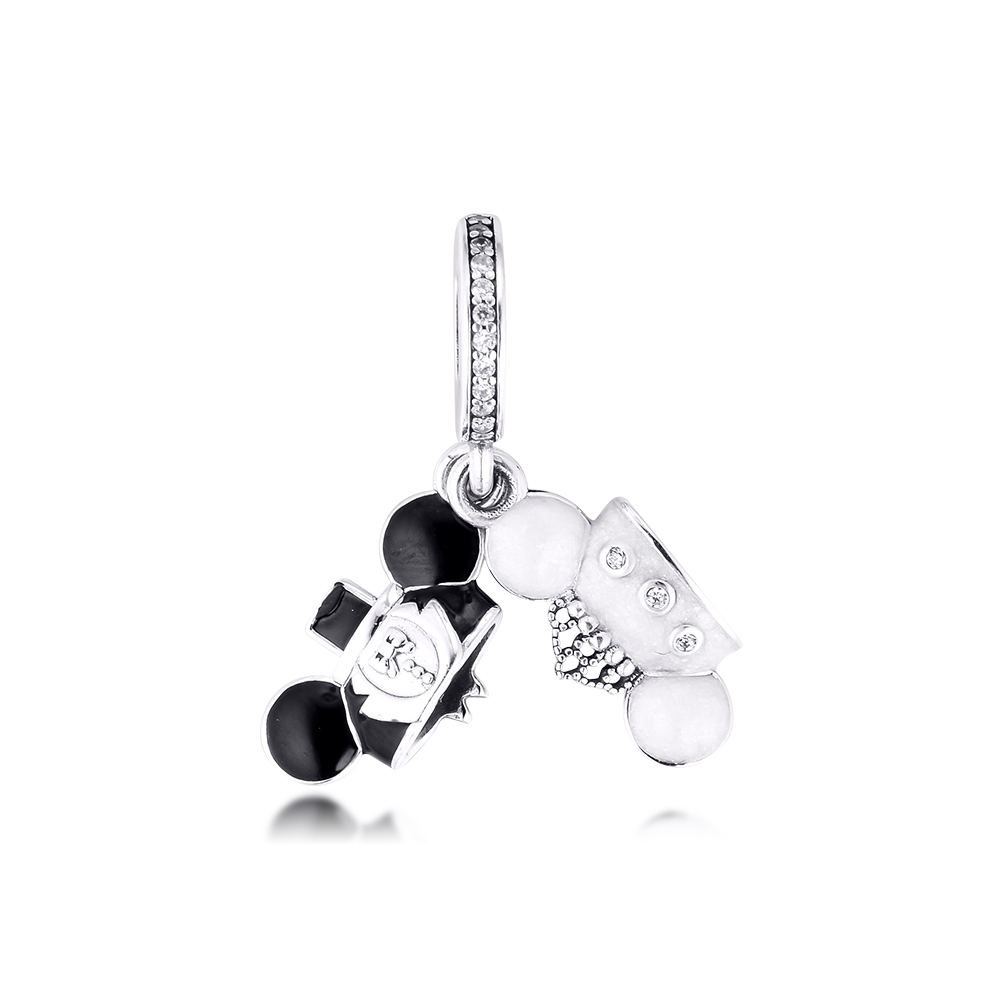 2020 New Summer Pendant Charm Girl Boy Mouse Wedding Charms 925 Original Fit Bracelets Sterling Silver Charm Beads for Jewelry Making Women