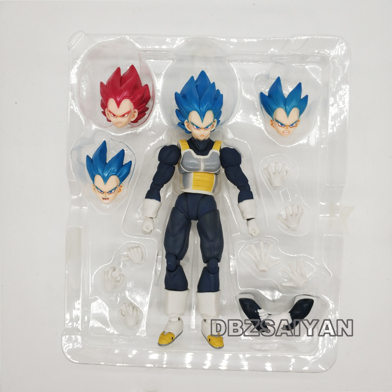14-22cm Japan Anime SHF Dragon Ball Super Broly Vegeta Buu Trunks Action Figure