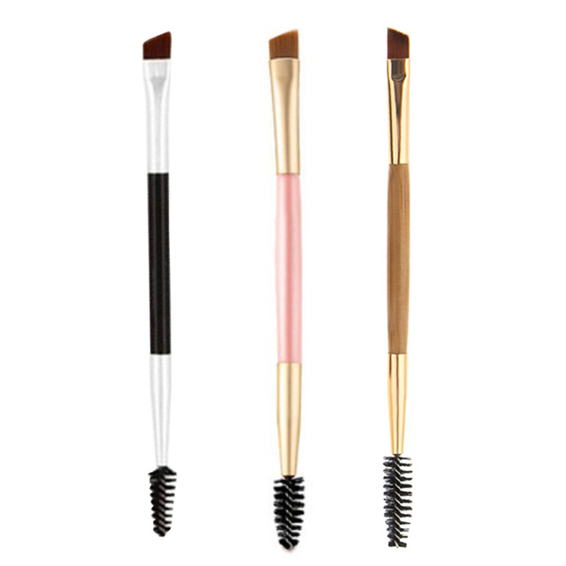 

Double Head Eyelash Bevel Eyebrow Brush single makeup brushes Cosmetic Tool