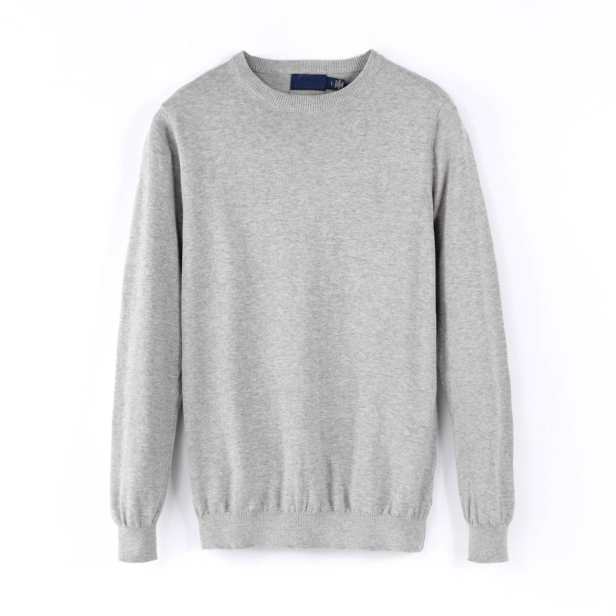 Livraison Gratuite 2018 Vente Chaude Simple couleur unie Col Ras Du Cou Pour Hommes Polo Pull Marque Gardez Au chaud Chandail, Expédition de Bais