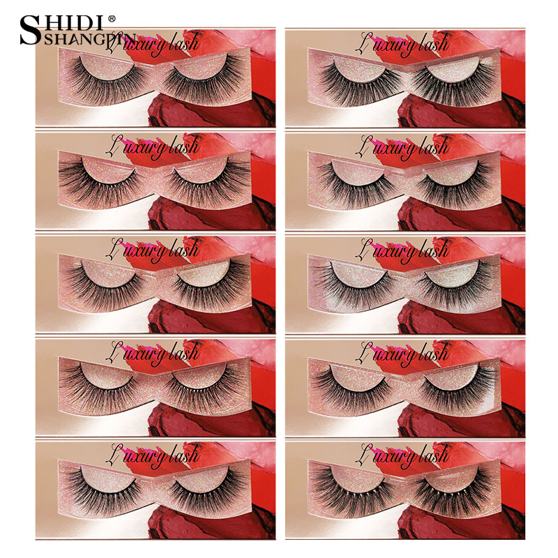 

SHIDISHANGPIN 3d mink hair false eyelashes natural long fake eyelashes extension sexy makeup beauty cruelty free