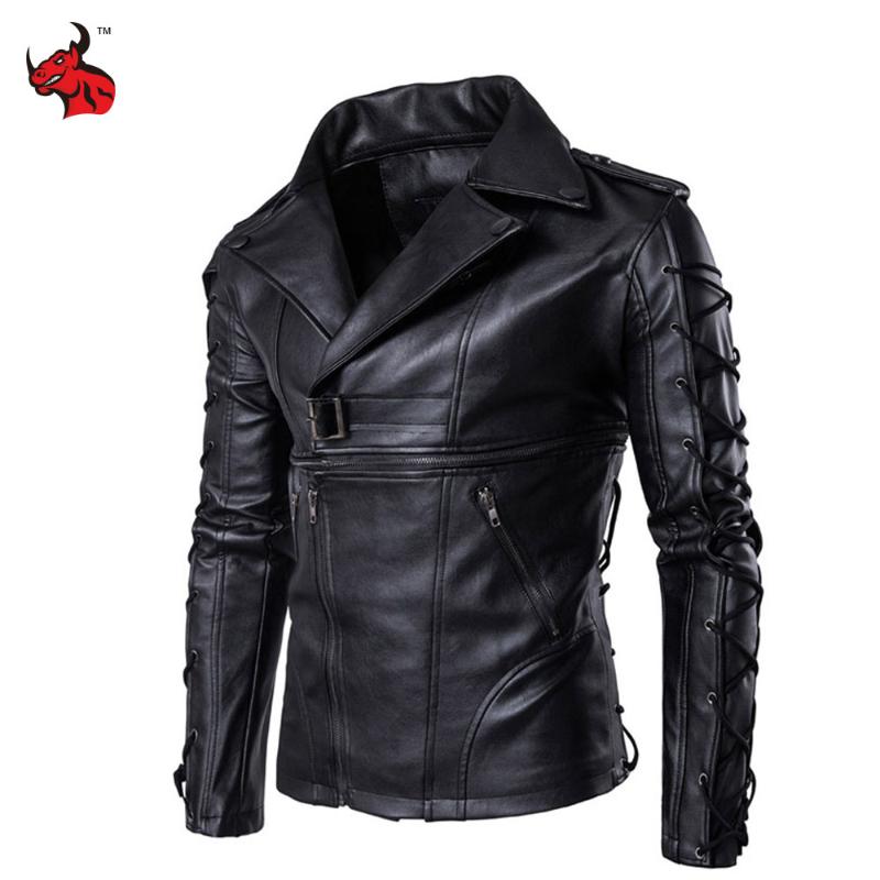 

New Retro Motorcycle Jackets Men Moto Jackets Hip Hop Streetwear Biker Classic PU Leather Protective Gear Moto Clothing