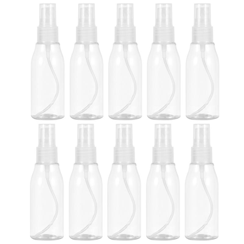 

10pcs Portable Storage Bottle Cosmetic Liquid Dispensing Spray Bottle Refillable Subpackaging for Home Travel (60ml
