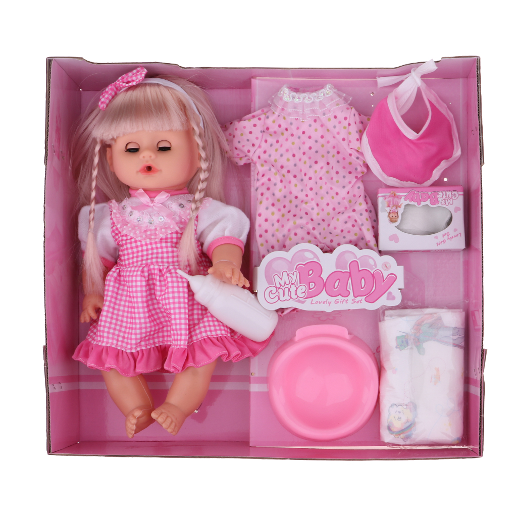 Grosshandel Puppenhaus Miniatur Kinderzimmer Mobel Dekor Baby Doll