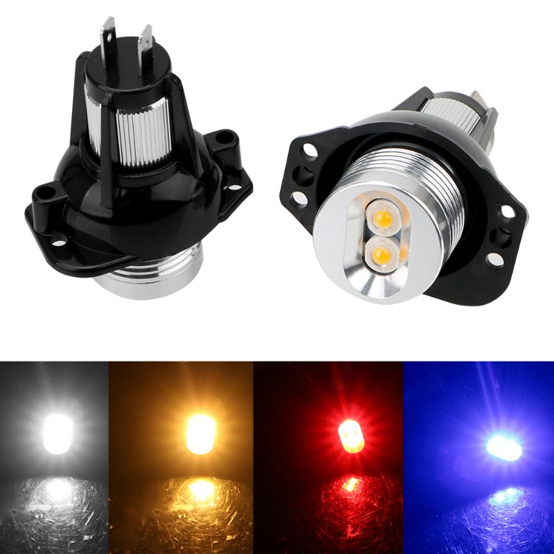 

LEEPEE Decorative Lights for E90 E91 900lm Error Free Car Lamps Auto Fog Lamp 2pcs LED Angel Eyes Marker Light Bulbs