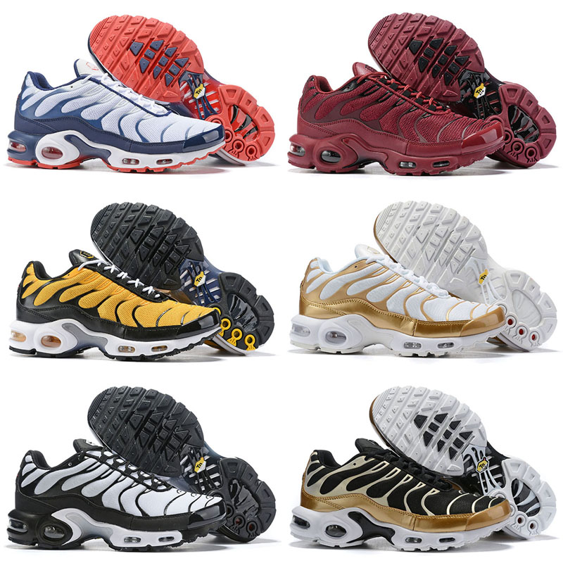 

Triple white Tn Mercurial Plus TN Ultra SE Outdoor Shoes For Men Women Sliver gold orange Chaussures Athletic Sports Sneakers