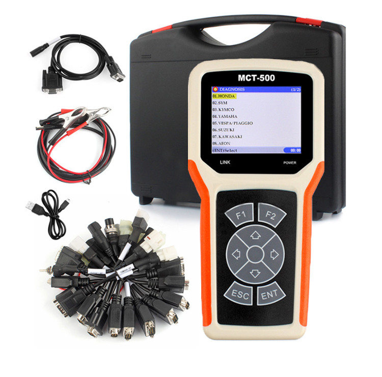 Outil universel de scanner de moto multilingue 2019 MCT-500 pour HONDA / SYM / KYMCO / YAMAHA / PGO / SUZUKI / AEON / HARTFORD / KAWASAKI
