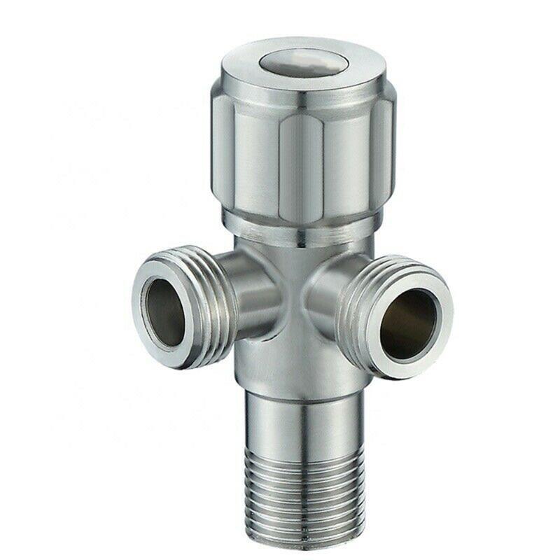 

Double Stainless Steel Corner Valve Wash Basin Wall Connection Control Valve Kitchen Appliances Cocina Accesorios De Cocina Nove