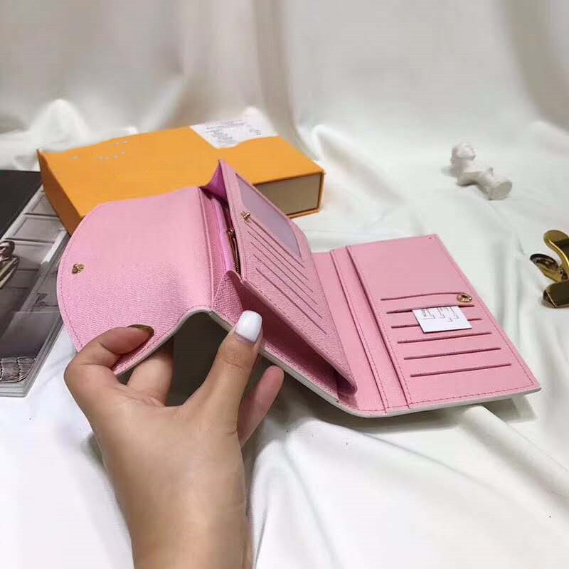 

freeship hot sell ysiykiy MARIE Classic Fashion women's Wallet Purse Credit Card No Zipper Card bag long Wallets, White plaid