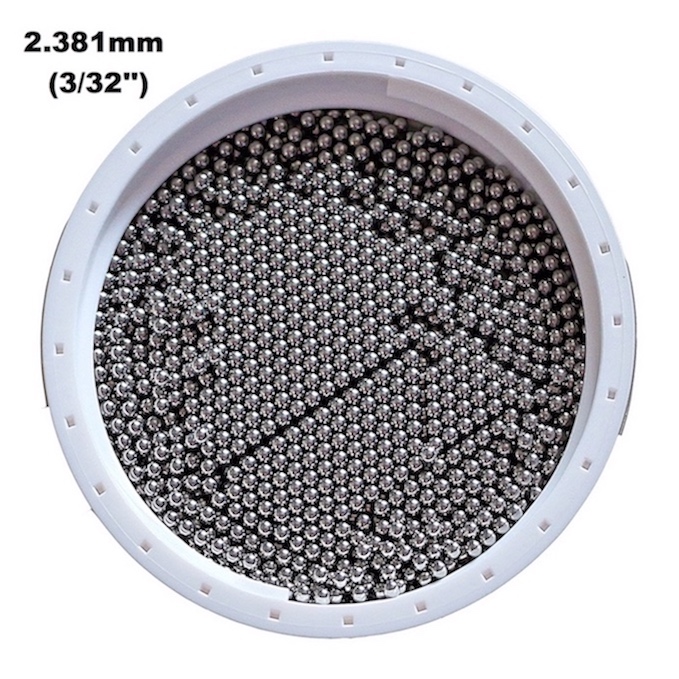 

3/32'' (2.381mm) 304 Stainless Steel Balls G100 For Bearings, Pumps, Valves, Sprayers, Used in Foodstuff, Aerospace and Military Industry